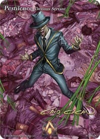 Pestilence, Devious Servant (Iconic Art)