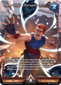 Supersonic Disruptor