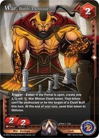 War, Battle Tactician