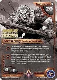 Lord Krung, Leader of the Horde (Pre-Release Champion)