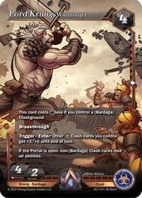 Lord Krung, Warmonger