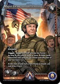 Major Dean, Defender of Freedom