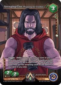 Avenging Guy, Preparing for Combat