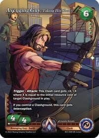 Avenging Guy, Taking His Shot