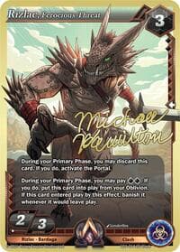 Rizlac, Ferocious Threat