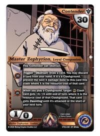 Master Zephyrion, Loyal Companion