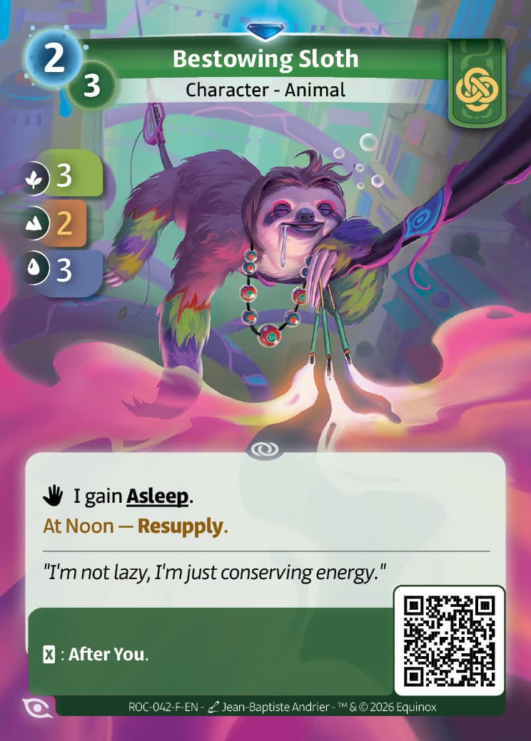 Bestowing Sloth