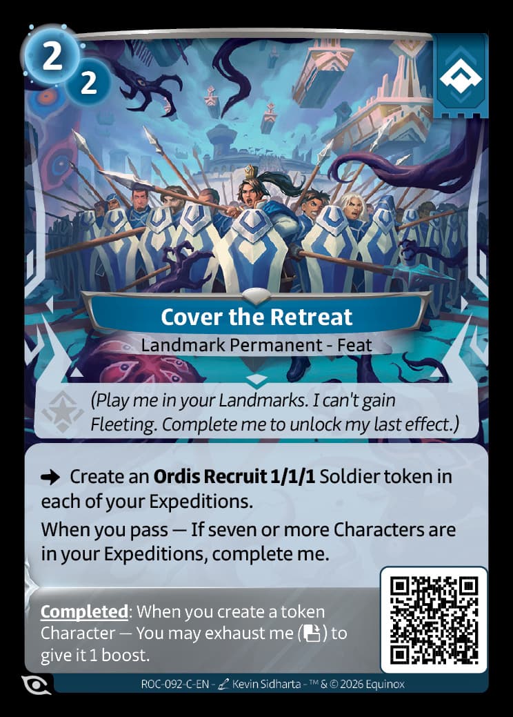 Cover the Retreat
