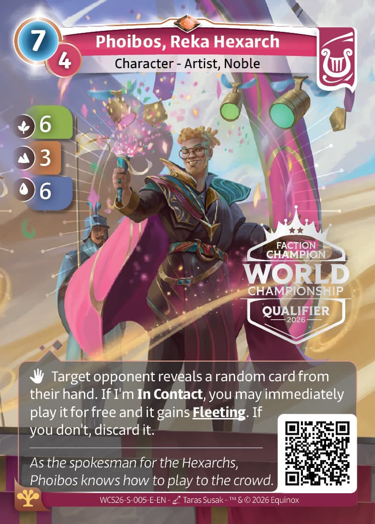 Phoibos, Reka Hexarch