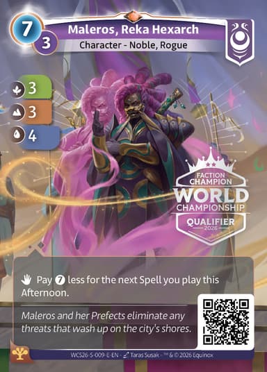 Maleros, Reka Hexarch