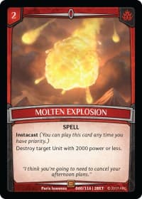 Molten Explosion