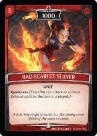 Rao Scarlet Slayer
