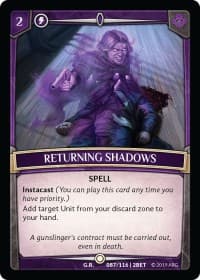 Returning Shadows