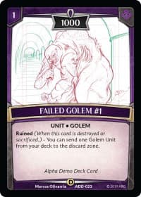 Failed Golem #1