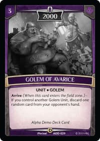 Golem of Avarice