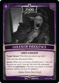 Golem of Indolence