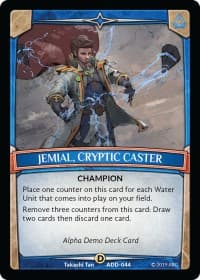 Jemial, Cryptic Caster