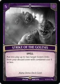 Strike of the Golems