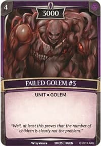 Failed Golem #3