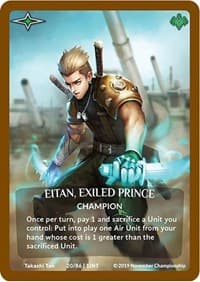 Eitan, Exiled Prince (Bronze Metal Prize Card)