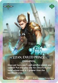 Eitan, Exiled Prince (Rainbow Metal Prize Card)
