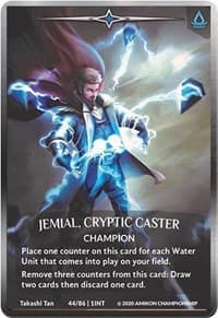 Jemial, Cryptic Caster (Regular Art Silver Metal Prize Card)