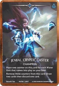 Jemial, Cryptic Caster (Regular Art Bronze Metal Prize Card)