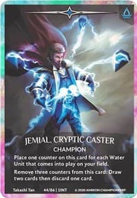 Jemial, Cryptic Caster (Regular Art Rainbow Metal Prize Card)