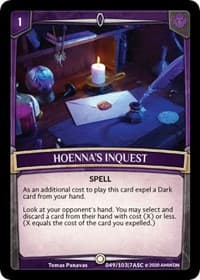 Hoenna's Inquest