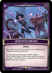 Hoenna's Wrath