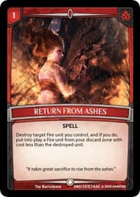 Return from Ashes