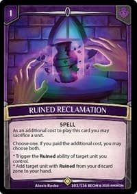 Ruined Reclamation