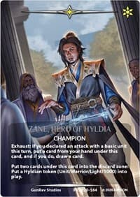 Zane, Hero of Hyldia (Serial Numbered)