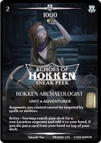 Hokken Archaeologist (Sneak Peek)