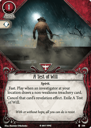 A Test of Will
