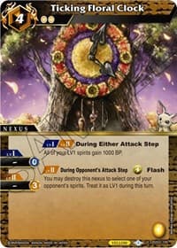 Ticking Floral Clock