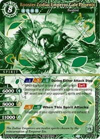 Rooster Zodiac Emperor Gale Phoenix (Finalist Card Set Vol. 2)