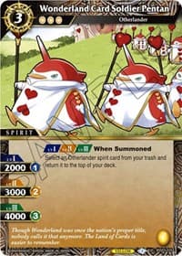Wonderland Card Soldier Pentan