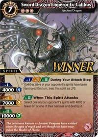 Sword Dragon Emperor Ex-Calibus (Tournament Pack Vol. 3 -Winner-)
