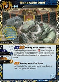 Honorable Duel (Finalist Card Set Vol. 3)