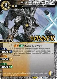 Missile Squirrel (Store Tournament & Sealed Deck Pack Vol.1 -Winner-)