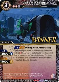 Venom Raptor (Store Tournament & Sealed Deck Pack Vol.1 -Winner-)