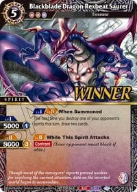 Blackblade Dragon Rexbeat Saurer (Store Tournament & Sealed Deck Pack Vol.2 -Winner-)
