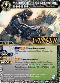 Machine Brute Mega Therium (Store Tournament & Sealed Deck Pack Vol.2 -Winner-)