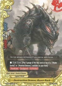Destruction Demon, Razer Back