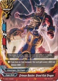 Crimson Battler, Grand Kick Dragon (RR Foil)