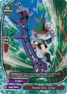 Finisher Bow, Leraje