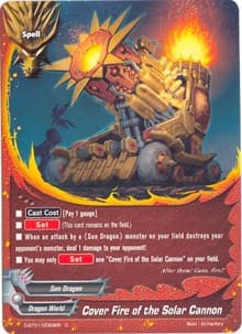 Cover Fire of the Solar Cannon