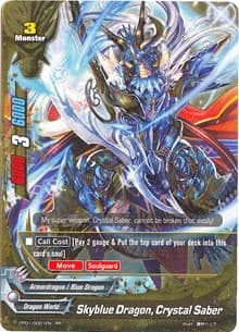 Skyblue Dragon, Crystal Saber