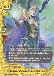 Valkyrie, Rota the Caller of Blizzard